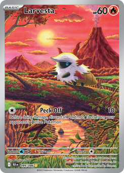 Larvesta - 099/086 card art