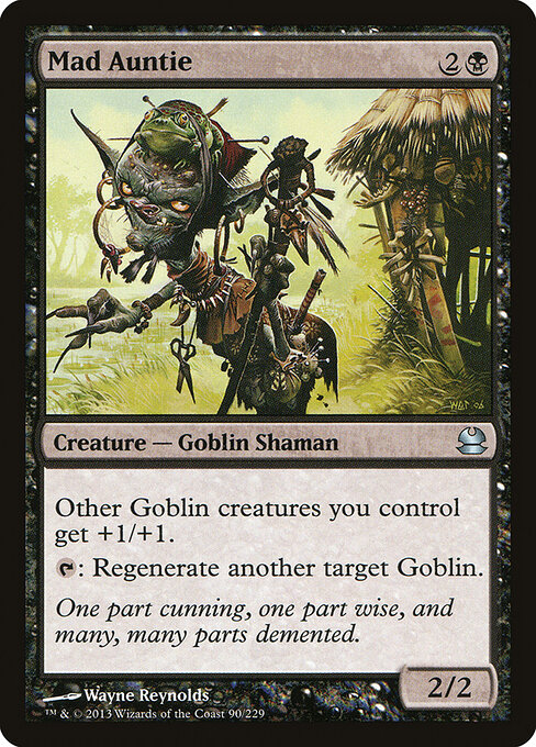Mad Auntie card art