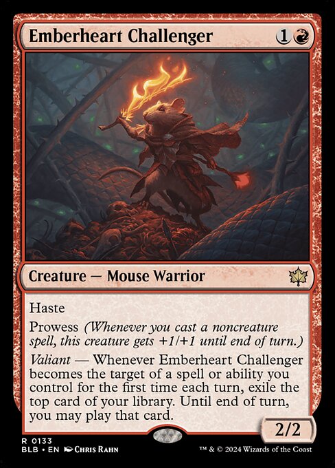 Emberheart Challenger card art