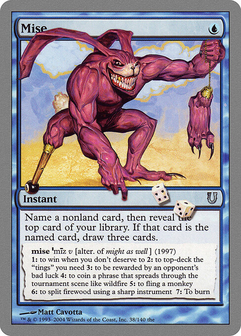Mise card art