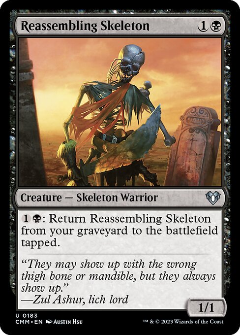 Reassembling Skeleton card art