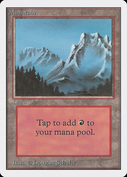 Mountain (A) card art