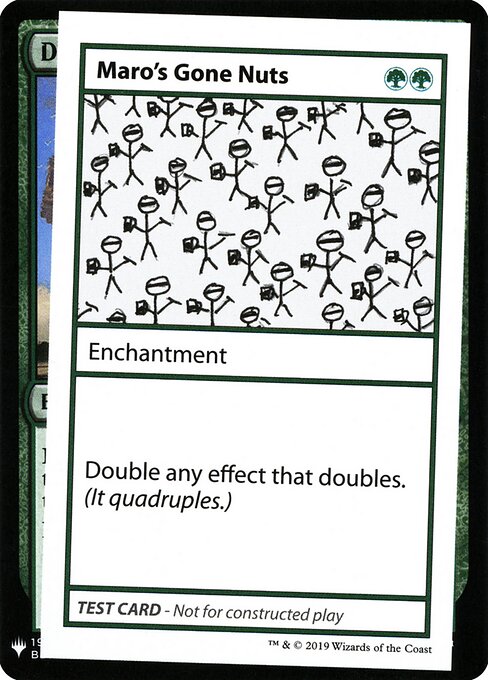 Maro's Gone Nuts card art
