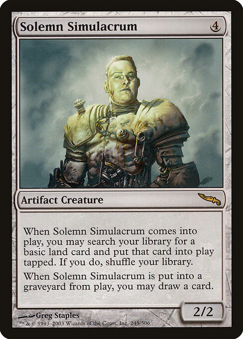 Solemn Simulacrum card art