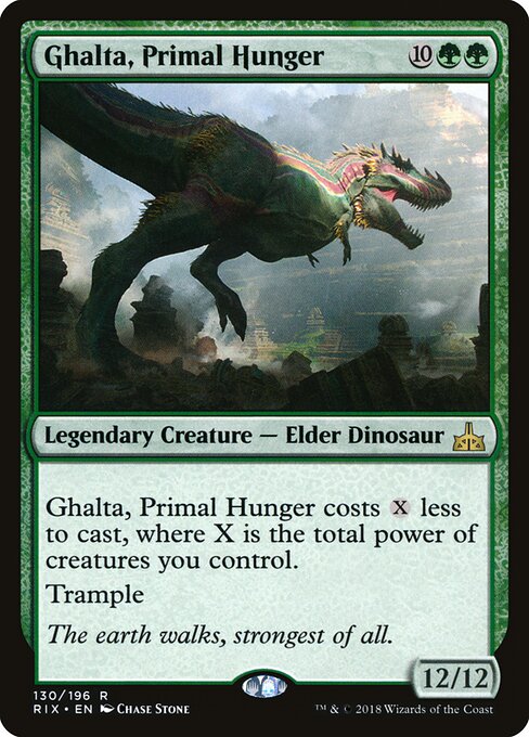Ghalta, Primal Hunger card art
