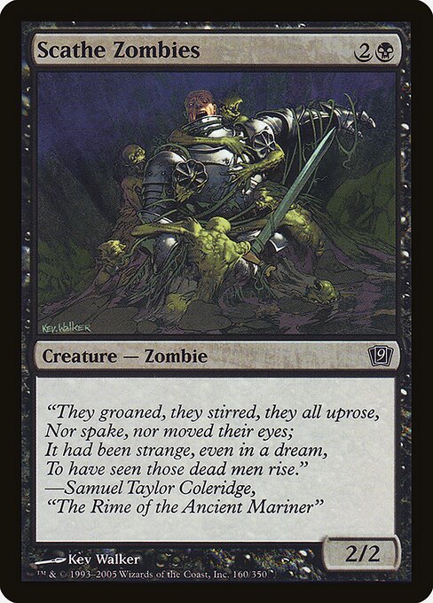 Scathe Zombies card art