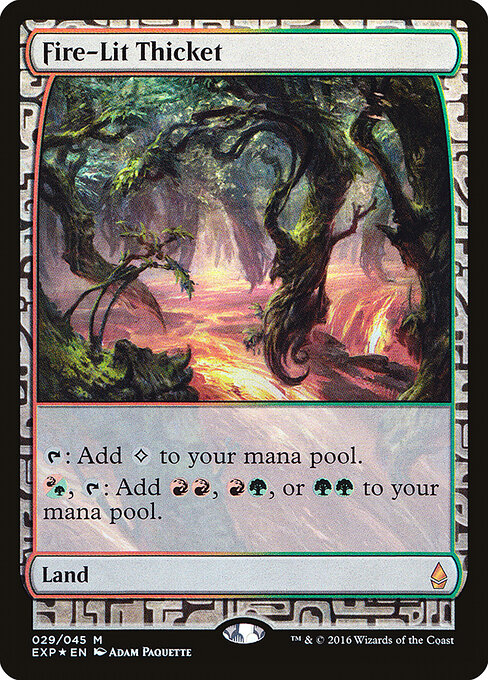Fire-Lit Thicket card art