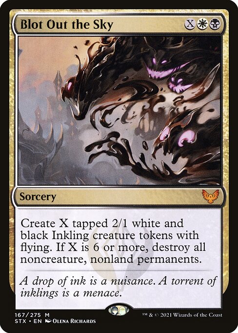 Blot Out the Sky card art