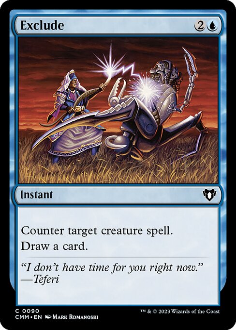 Exclude card art