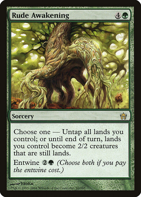 Rude Awakening card art