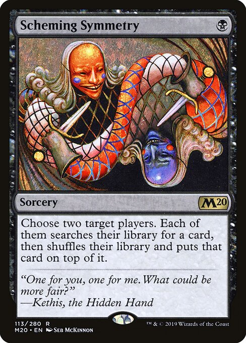 Scheming Symmetry card art