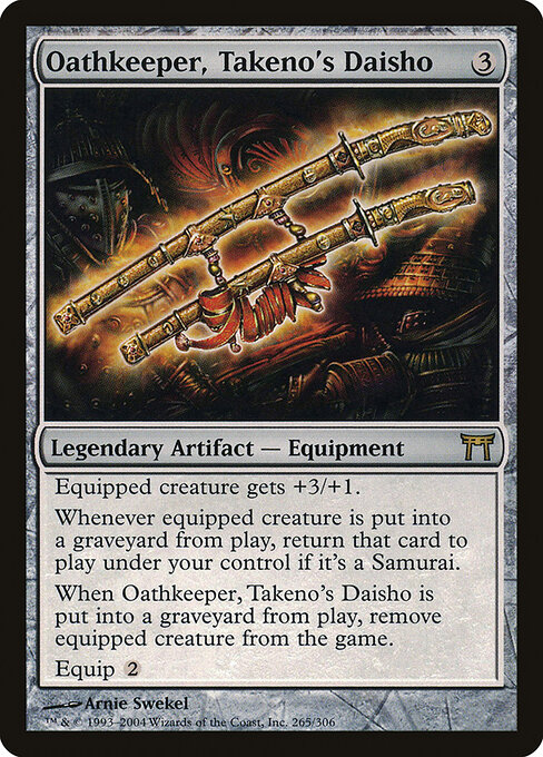 Oathkeeper, Takeno's Daisho card art