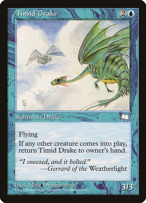 Timid Drake card art
