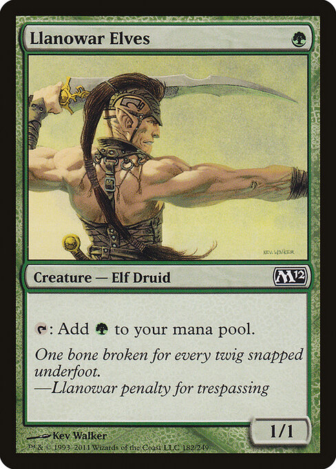 Llanowar Elves card art