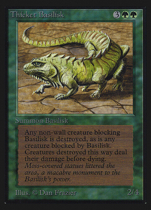 Thicket Basilisk card art