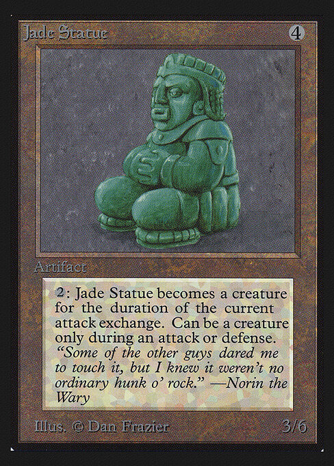 Jade Statue card art