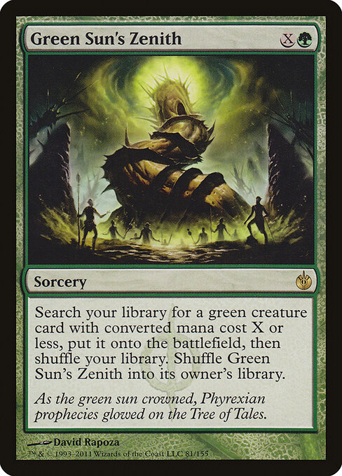 Green Sun's Zenith card art