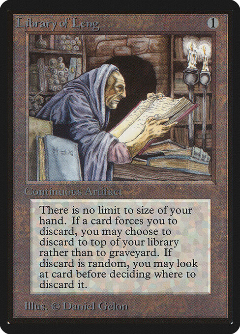 Library of Leng card art