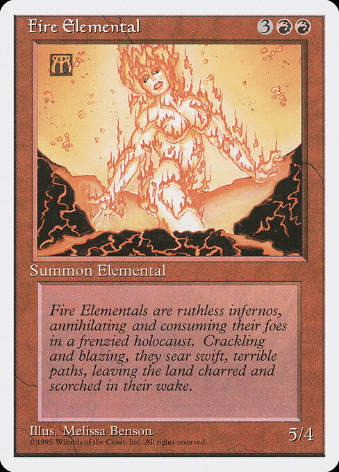 Fire Elemental card art