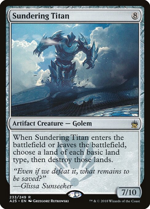 Sundering Titan card art