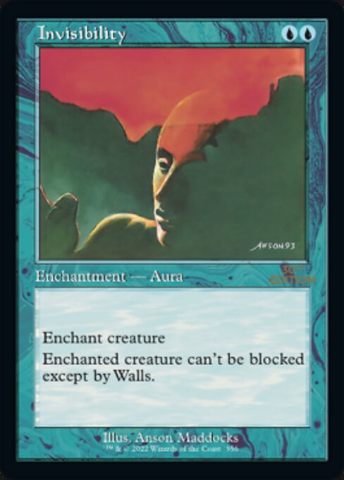 Invisibility card art