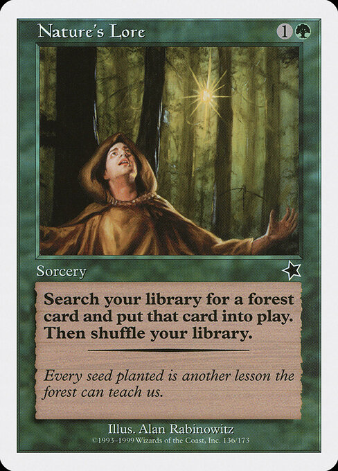 Nature's Lore card art
