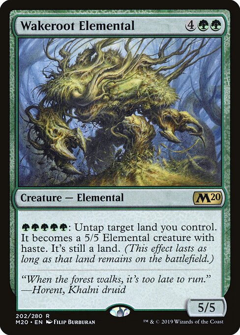 Wakeroot Elemental card art