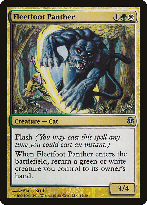 Fleetfoot Panther card art