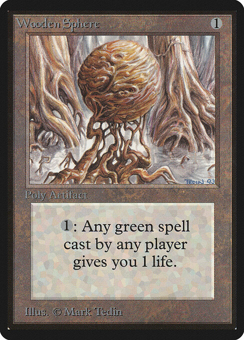 Wooden Sphere card art
