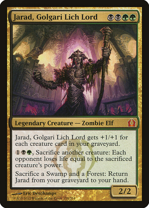 Jarad, Golgari Lich Lord card art