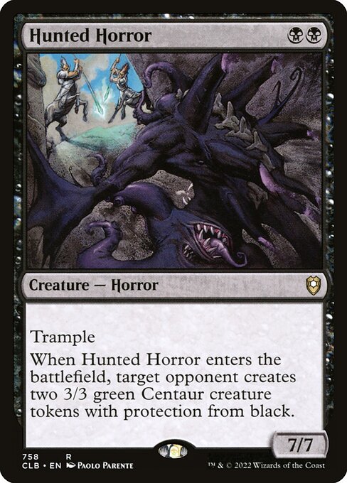 Hunted Horror card art