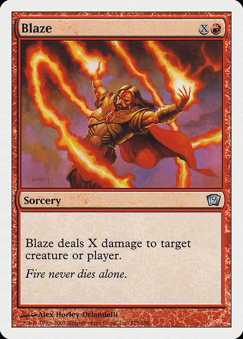 Blaze card art