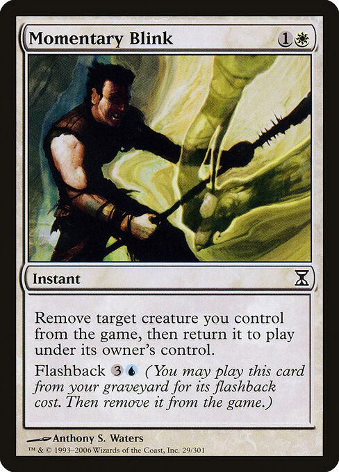 Momentary Blink card art