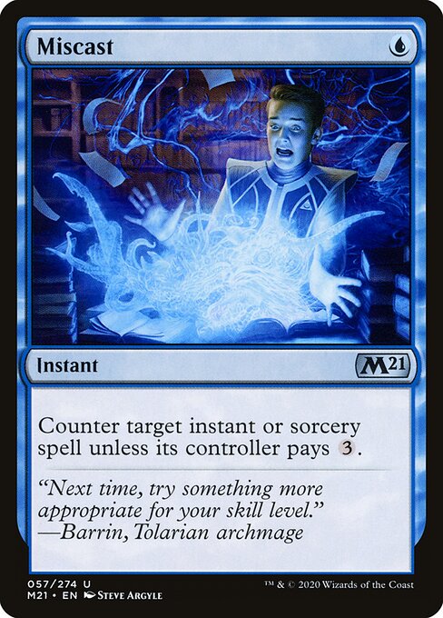 Miscast card art