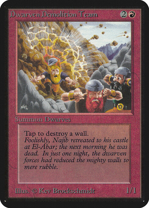 Dwarven Demolition Team card art