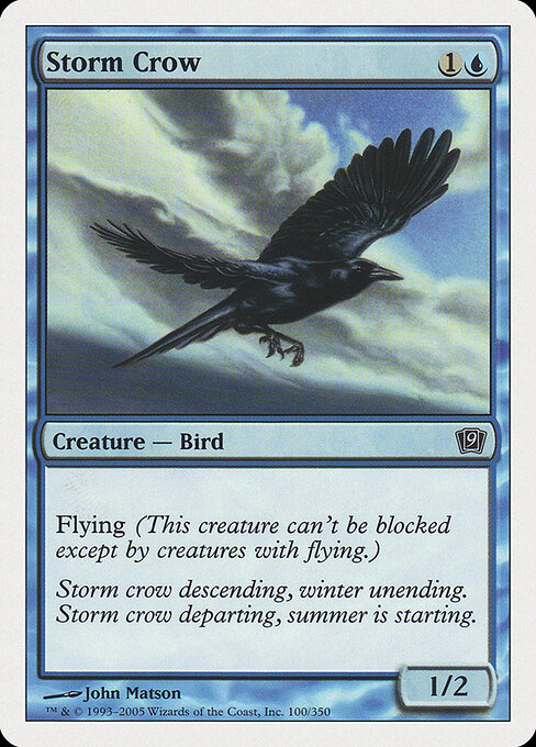 Storm Crow (Reminder Text) card art