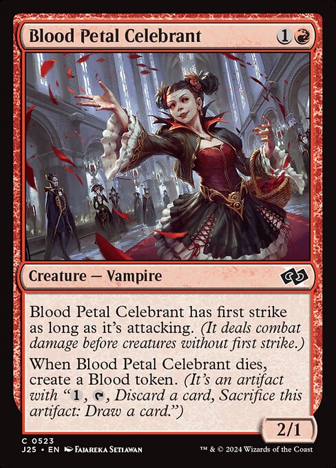 Blood Petal Celebrant card art