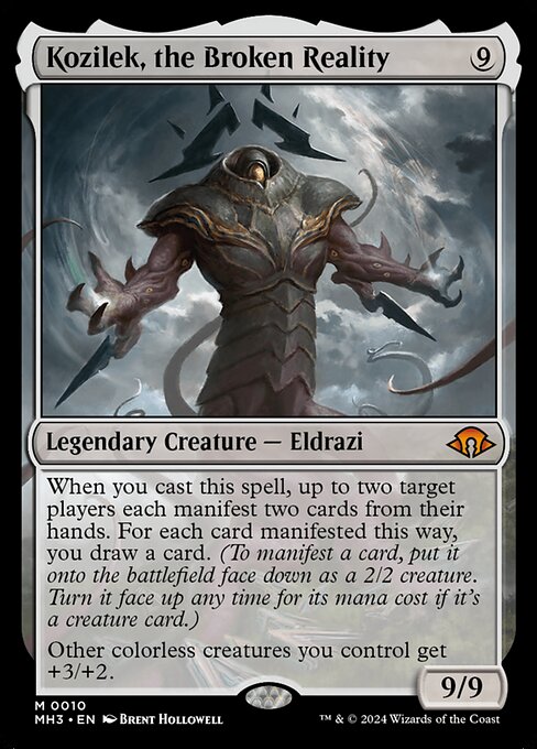 Kozilek, the Broken Reality card art