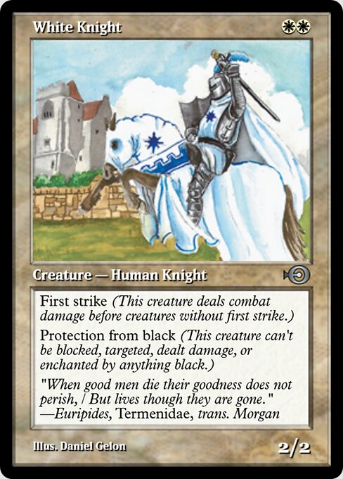 White Knight card art