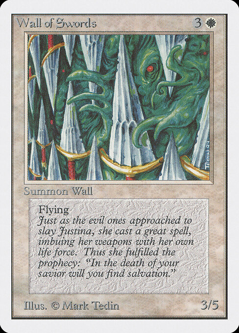 Wall of Swords card art