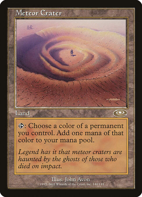 Meteor Crater card art