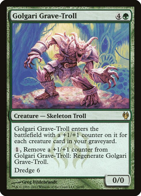 Golgari Grave-Troll card art
