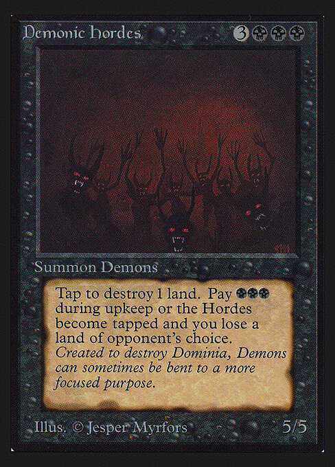Demonic Hordes (CE) card art