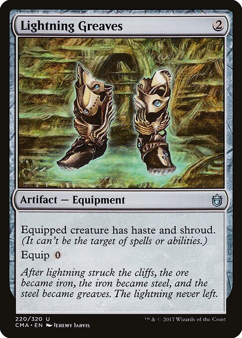 Lightning Greaves card art