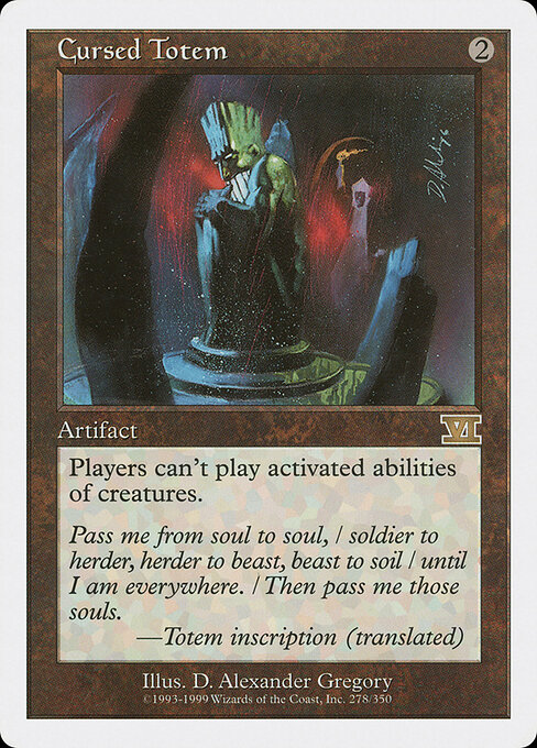 Cursed Totem card art