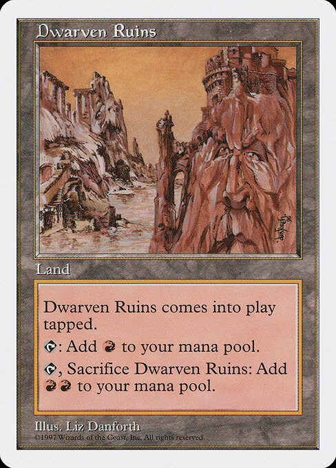 Dwarven Ruins card art