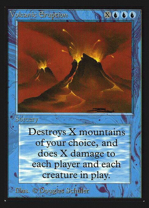 Volcanic Eruption card art