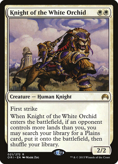 Knight of the White Orchid card art