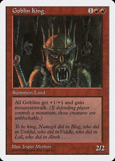 Goblin King card art
