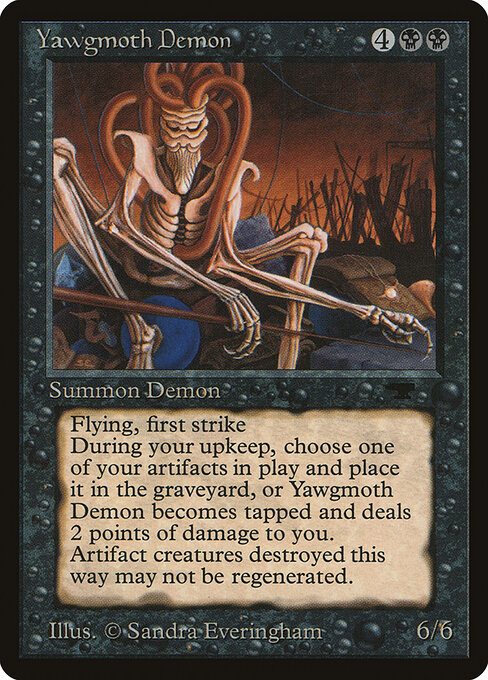 Yawgmoth Demon card art